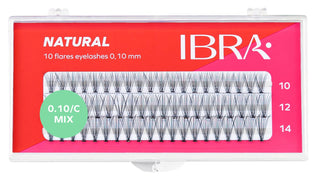 Ibra Make Up - Ciglia finte a ciuffetto Natural Mix - Professional Make Up Lashes