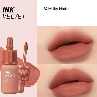 Peripera - Ink The Velvet - 24 Milky Nude - Tinta Labbra