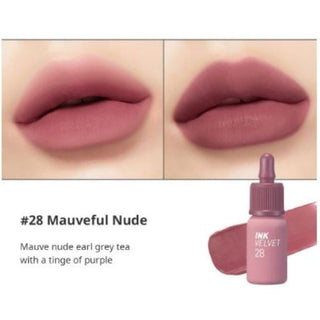 Peripera - Ink The Velvet - 28 Mauveful Nude - Tinta Labbra