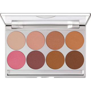 Kryolan Professional Make Up - Glamour Glow Palette - Palette Perfezionatori dell'Incarnato - Highlight, Blush & Contour
