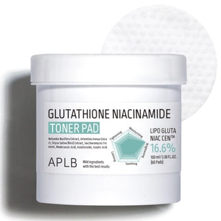 APLB - Glutathione Niacinamide Brightening Toner Pads