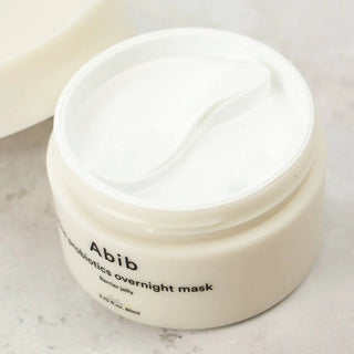 Abib - Maschera Notte Levigante Rice Probiotics Over Night Barrier Idratante, Rigenerante