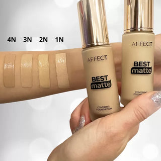 Affect Cosmetics - Best Matte Covering Foundation - Fondotinta effetto Pelle Nuda Opacizzante
