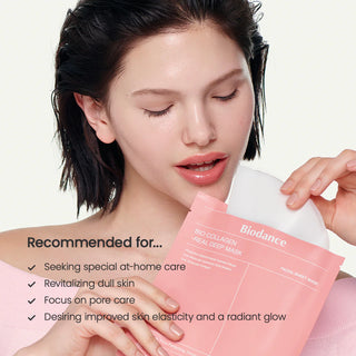Biodance - Biodance Bio-Collagen Real Deep Mask Set 4pcs – Maschera Viso Idrogel al Collagene Effetto Glass Skin