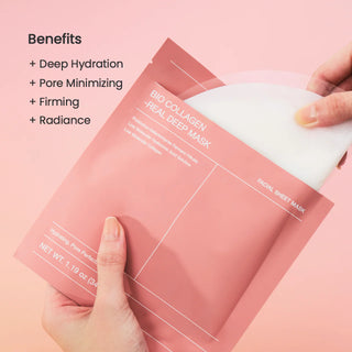 Biodance - Biodance Bio-Collagen Real Deep Mask Set 4pcs – Maschera Viso Idrogel al Collagene Effetto Glass Skin