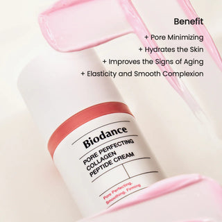 Biodance - Pore Perfecting Collagen Peptide Cream – Crema Viso Ritexturizzante con Collagene e Peptidi