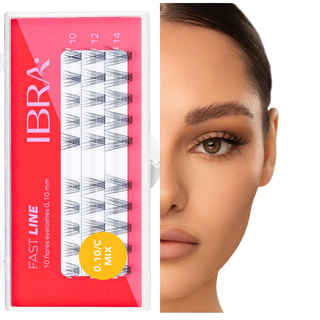 Ibra Make Up - Ciglia finte a ciuffetto Fast Line - Professional Make Up Lashes