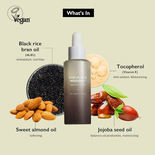 Haruharu Wonder - Black Rice Facial Oil – Olio Viso Nutriente Antiossidante