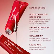 Haruharu Wonder - Rose PDRN Peptide Glowy Balm - Balsamo labbra nutriente e illuminante con PDRN vegetale, peptidi e ceramidi