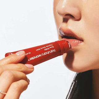 Haruharu Wonder - Rose PDRN Peptide Glowy Balm - Balsamo labbra nutriente e illuminante con PDRN vegetale, peptidi e ceramidi