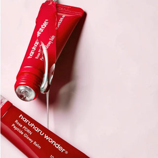 Haruharu Wonder - Rose PDRN Peptide Glowy Balm - Balsamo labbra nutriente e illuminante con PDRN vegetale, peptidi e ceramidi