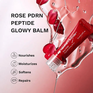 Haruharu Wonder - Rose PDRN Peptide Glowy Balm - Balsamo labbra nutriente e illuminante con PDRN vegetale, peptidi e ceramidi