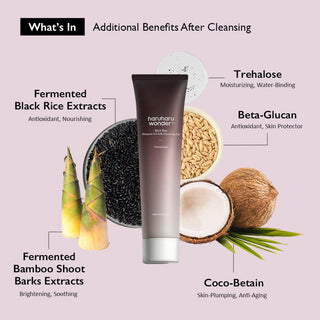 Haruharu Wonder - Black Rice Moisture 5.5 Soft Cleansing Gel - Detergente delicato pH 5,5 con riso nero fermentato