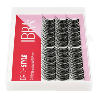 Ibra Make Up - Ciglia finte a ciuffetto Bride Style Mix - Professional Make Up Lashes