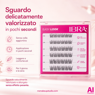 Ibra Make Up - Ciglia finte autoadesive Easy Look