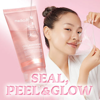 Medicube - Collagen Firming Night Wrapping Peel Off Mask - Maschera Notte Anti Age effetto lifting
