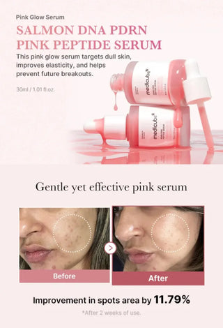 Medicube - PDRN Pink Peptide Serum - Siero con PDRN 1%, niacinamide e peptidi
