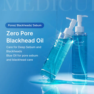 Medicube - Zero Pore Blackhead Deep Cleansing Oil - Olio detergente viso purificante per pori e punti neri