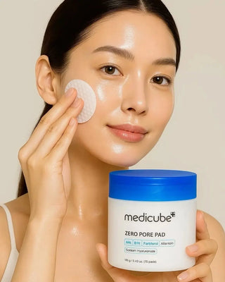 Medicube - Zero Pore Pad - Dischetti esfolianti viso con AHA e BHA per pori dilatati, punti neri e pelle irregolare