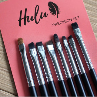 Hulu Brushes - Precision Set - Set di Pennelli di Precisione - Professional Make Up Brushes