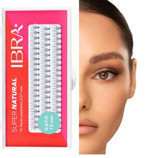 Ibra Make Up - Ciglia finte a ciuffetto Super Natural - Professional Make Up Lashes