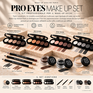 Make Up Atelier Paris - Kit professionale PRO EYES MAKE UP set