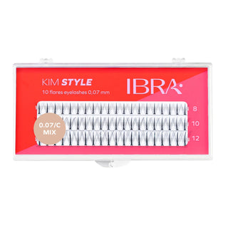 Ibra Make Up - Ciglia finte a ciuffetto Kim Style Mix - Professional Make Up Lashes