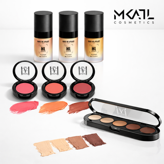 Make Up Atelier Paris - Waterproof Highlight, Blush & Cream Contour - Kit Professionale Make Up Artist