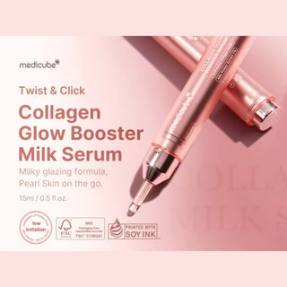 Medicube - Collagen Glow Booster Milk Serum - Siero viso idratante, illuminante al Collagene