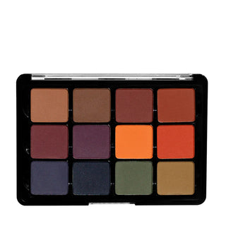 Viseart Professional Make Up - Dark Mattes - Slim Pro - Professional Eyeshadow Palette - VPE04