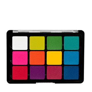 Viseart Professional Make Up - Editorial Bright - Slim Pro - Professional Eyeshadow Palette - VPE08